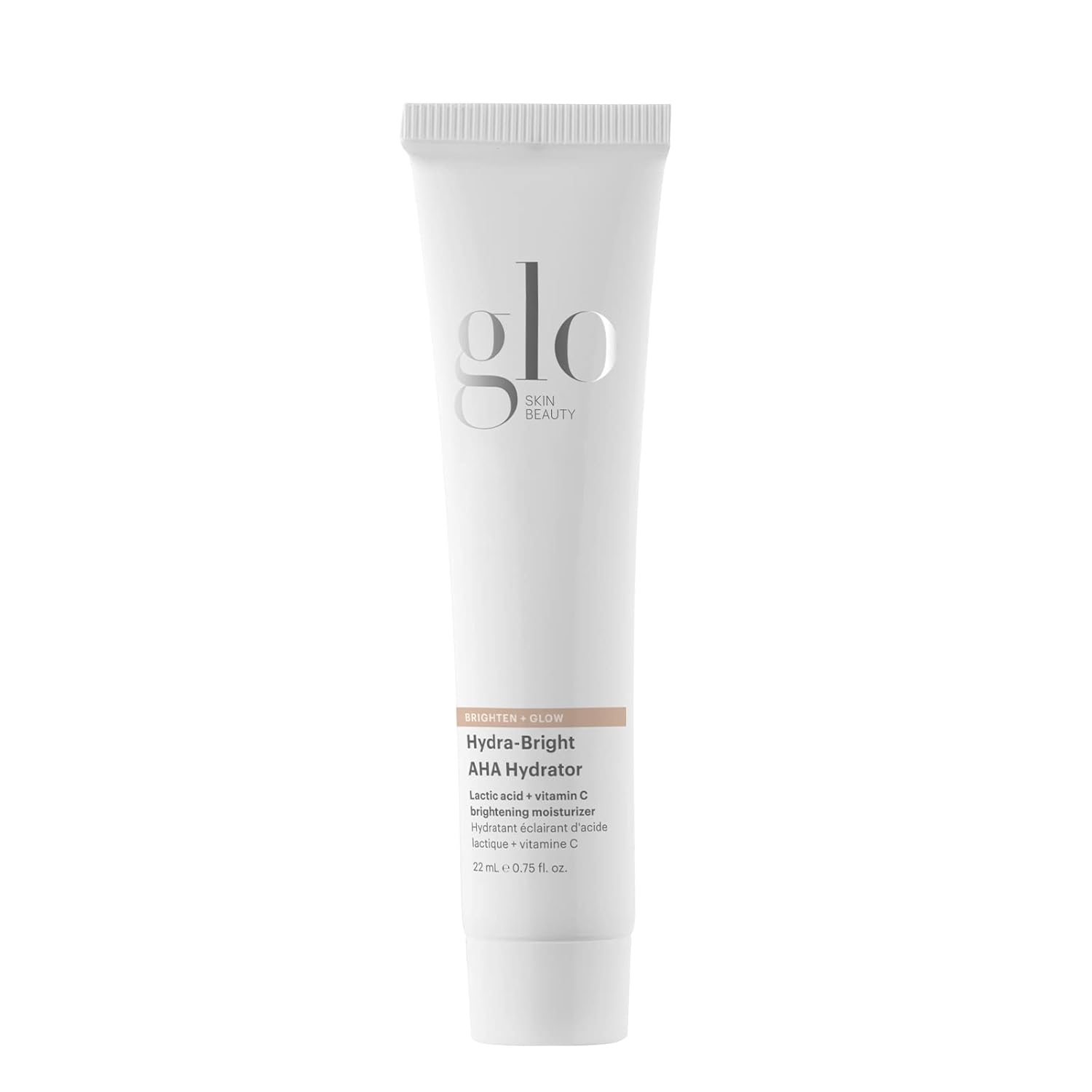 Glo Skin Beauty Hydra-Bright AHA Hydrator, Travel Size - Lightweight, Illuminating Treatment Moisturizer Targets a Brighter, Smoother Complexion (0.75 Fl Oz)