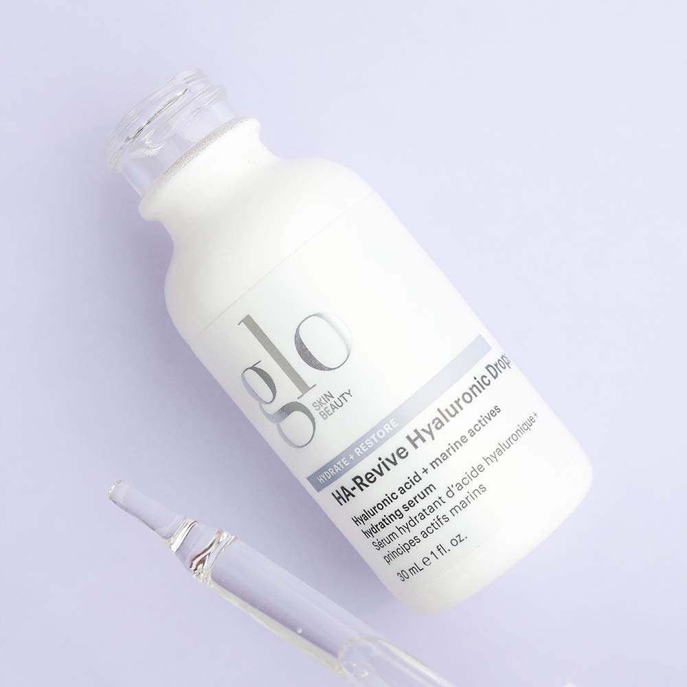 Glo Skin Beauty HA-Revive Hyaluronic Drops | Hydrating Serum, Boosts Moisture Levels for Refreshed, Radiant Skin (1 Fl Oz)