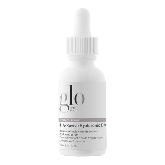 Glo Skin Beauty HA-Revive Hyaluronic Drops | Hydrating Serum, Boosts Moisture Levels for Refreshed, Radiant Skin (1 Fl Oz)