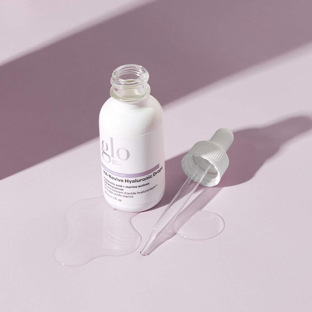 Glo Skin Beauty HA-Revive Hyaluronic Drops | Hydrating Serum, Boosts Moisture Levels for Refreshed, Radiant Skin (1 Fl Oz)