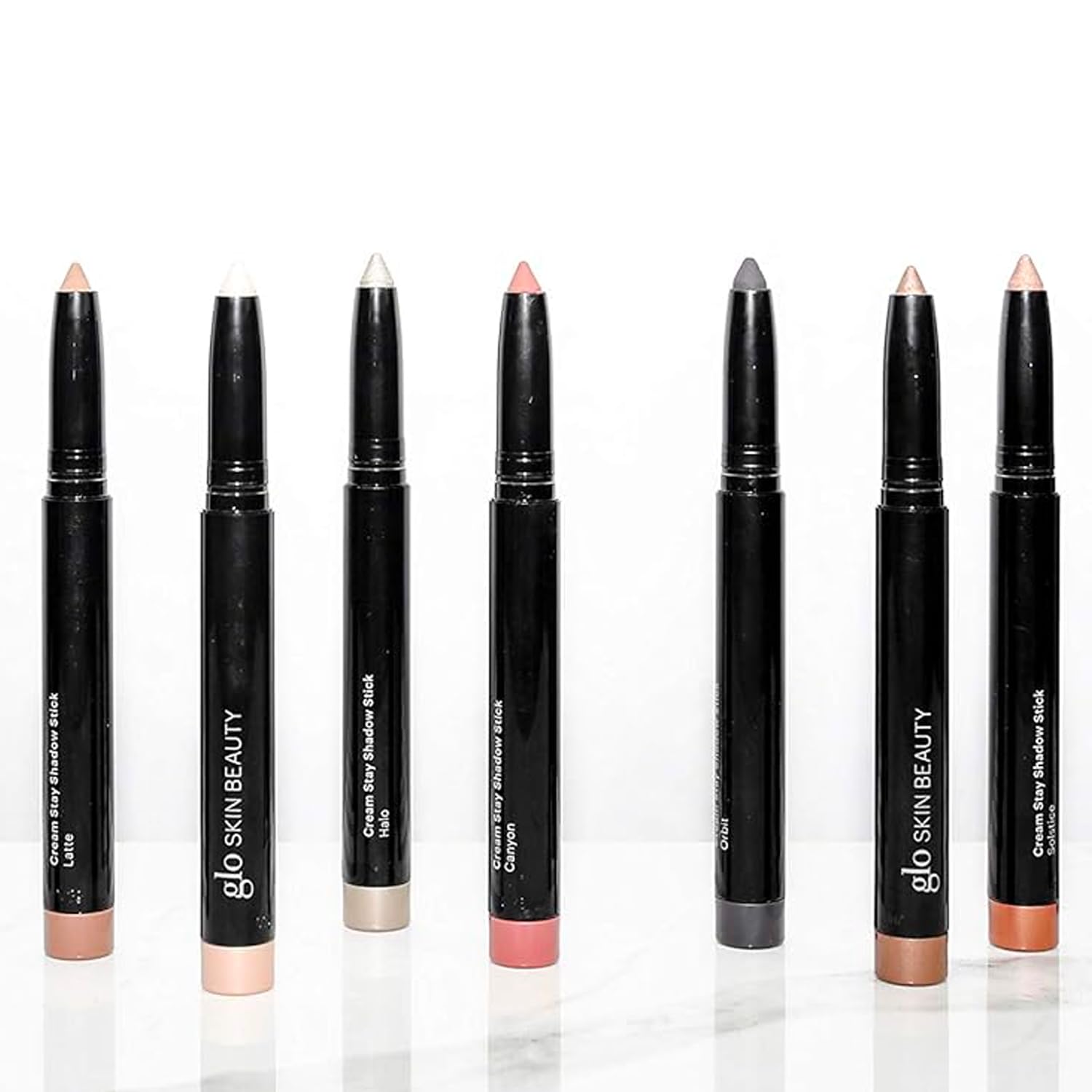 Glo Skin Beauty Cream Stay Shadow Stick (Shell) - Multi-Purpose Eyeshadow Mineral Makeup Can Also Be Used as Liner on Lips or Cheeks, 12-Hours of Wear