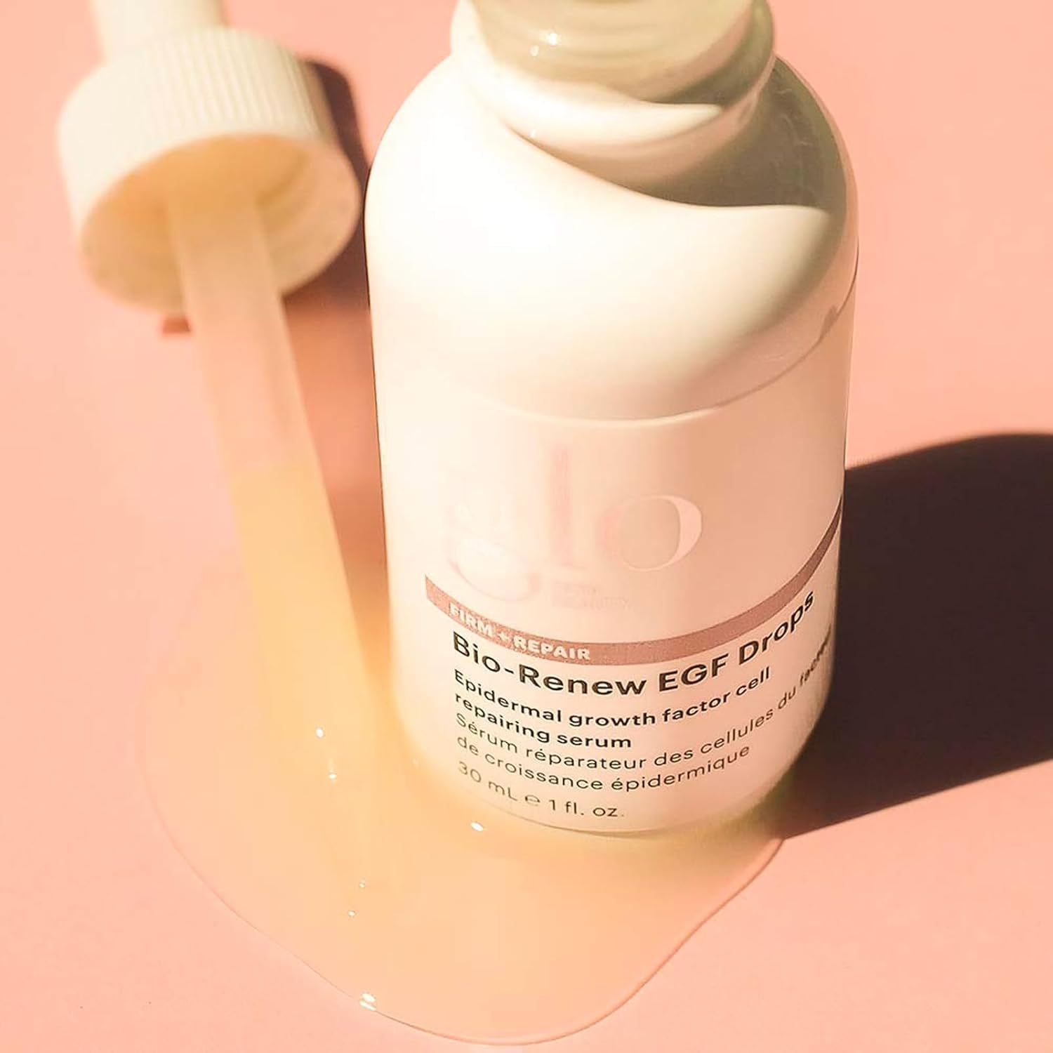 Glo Skin Beauty Bio-Renew EGF Drops | Restore, Strengthen, and Firm Skin with this Reparative Serum