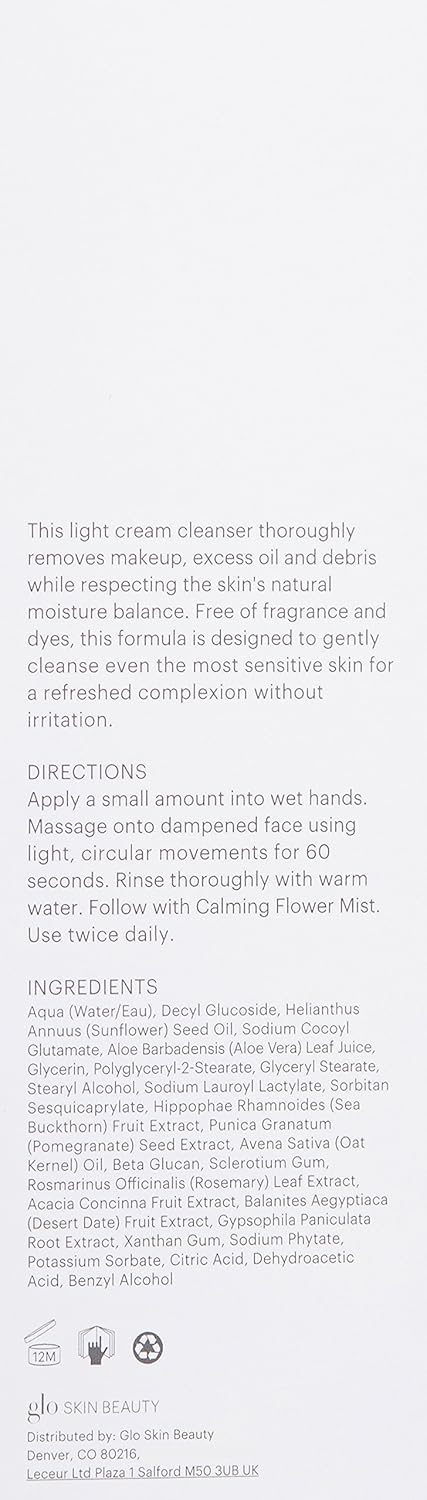 Glo Skin Beauty Gentle Cream Cleanser | Cleanse, Condition and Refresh Without Irritation